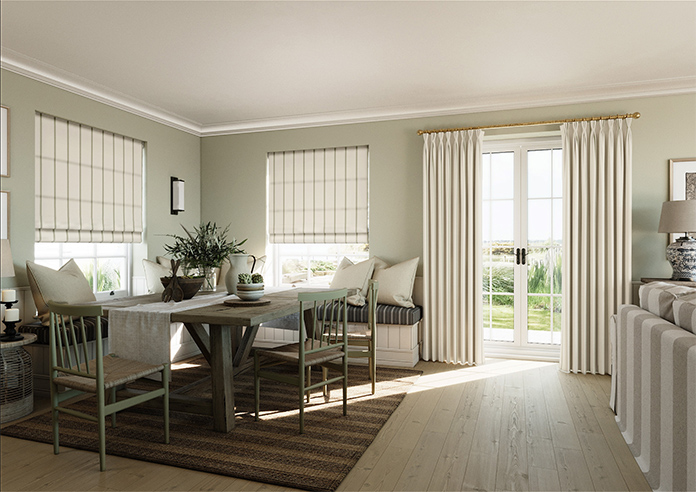 The British Stripe Co. Victoria, Derwent No.1 - Roman Blind - Image 6